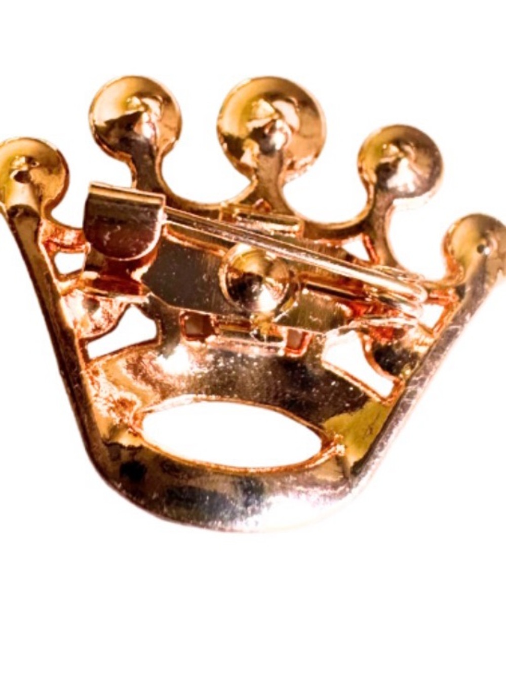 Tiny Crown Brooch - Picture 2 of 2